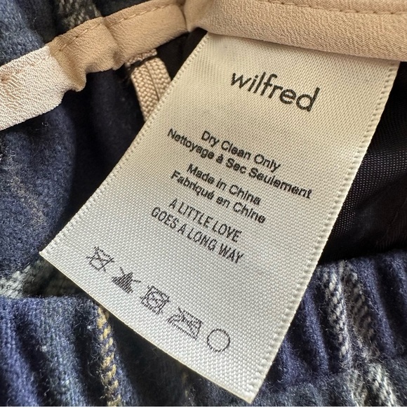 Wilfred Aritzia Wool Pants Wide Leg Sz S - Picture 6 of 7